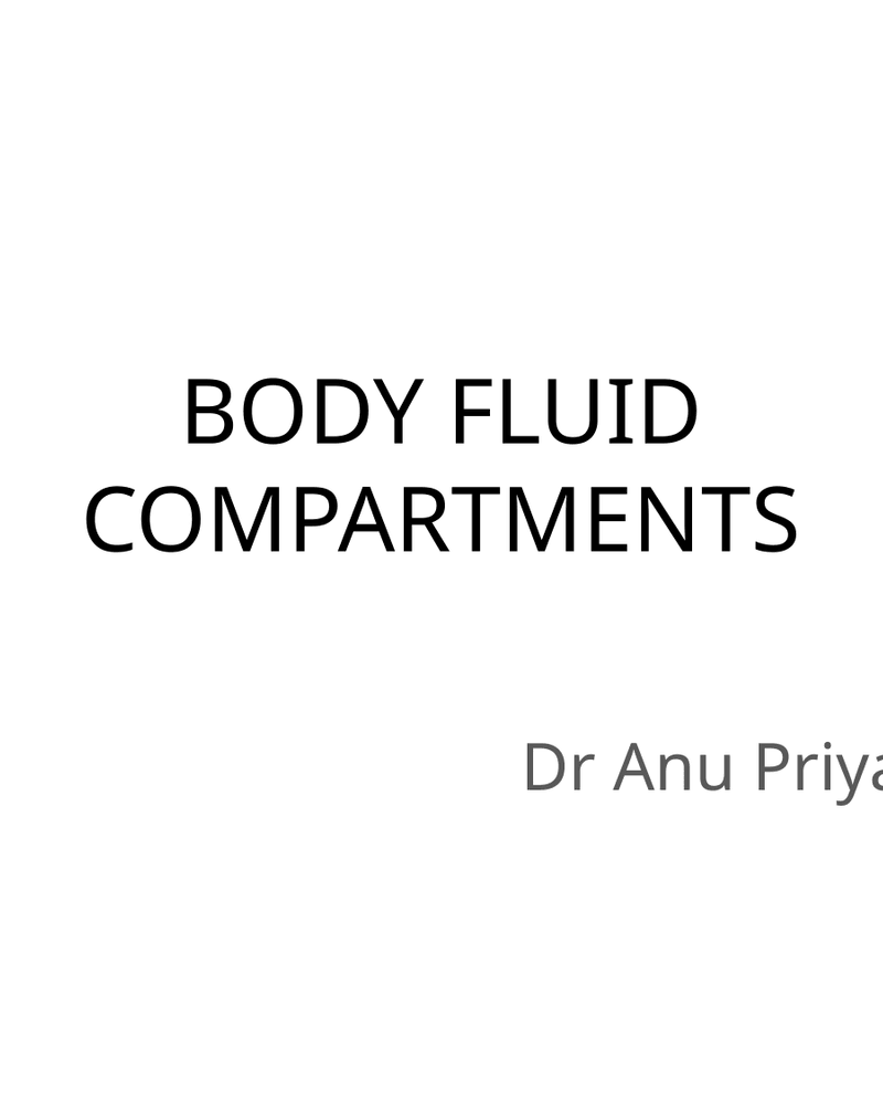 bodyfluidcompartmentsslideshare-170922054359 cover