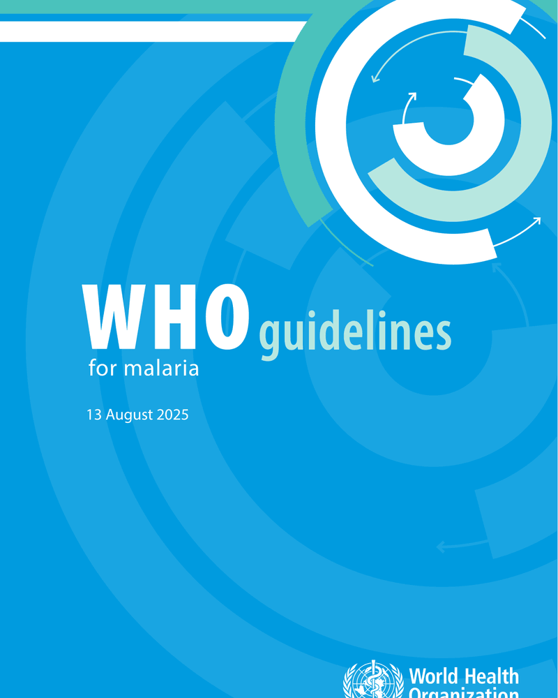 WHO Guidelines for Malaria cover
