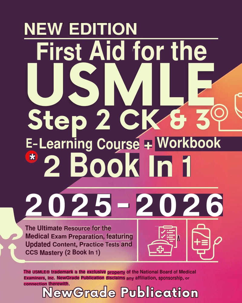FIRST AID FOR THE USMLE STEP 2CK & 3 2025-2026 cover
