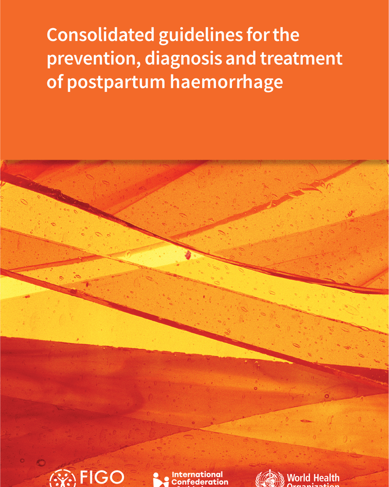 CONSOLIDATED GUIDELINES FOR THE PREVENTION, DIAGNOSIS AND TREATMENT OF POSTPARTUM HAEMORRHAGE cover