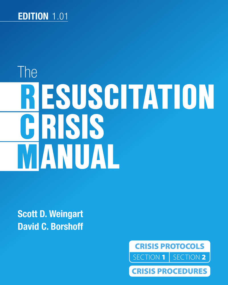 THE RESUSCITATION CRISIS MANUAL cover