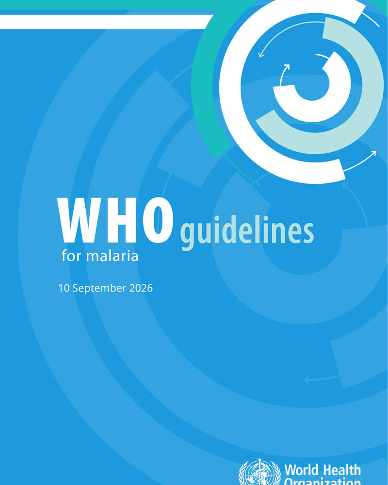 2026 WHO Malaria Guideline cover