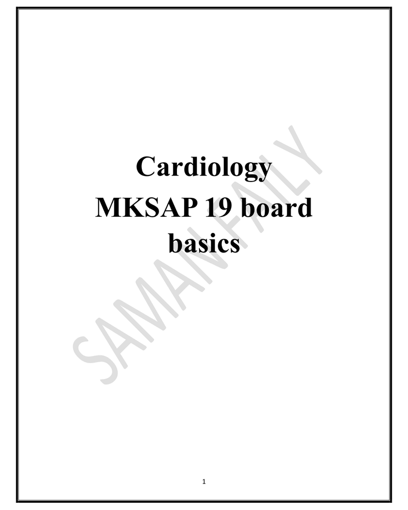 CARDIOLOGY MKSAP 19 BOARDBASICS cover