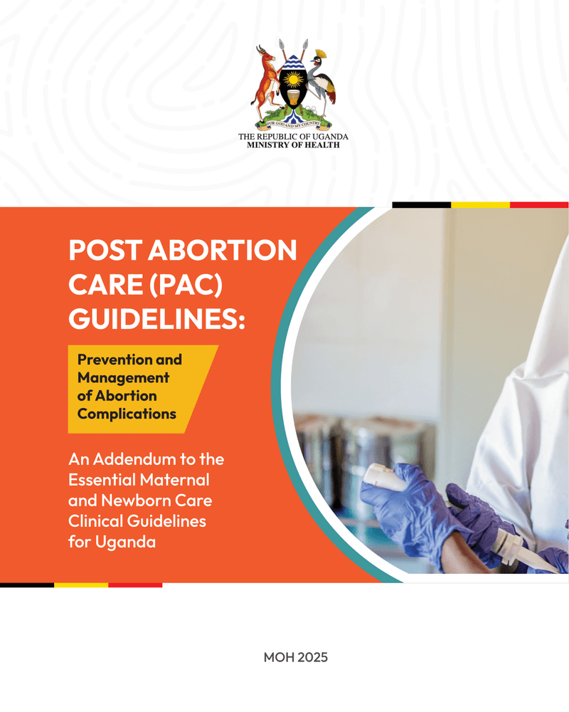 POST ABORTION CARE (PAC) GUIDELINES: Prevention and Management of Abortion Complications cover