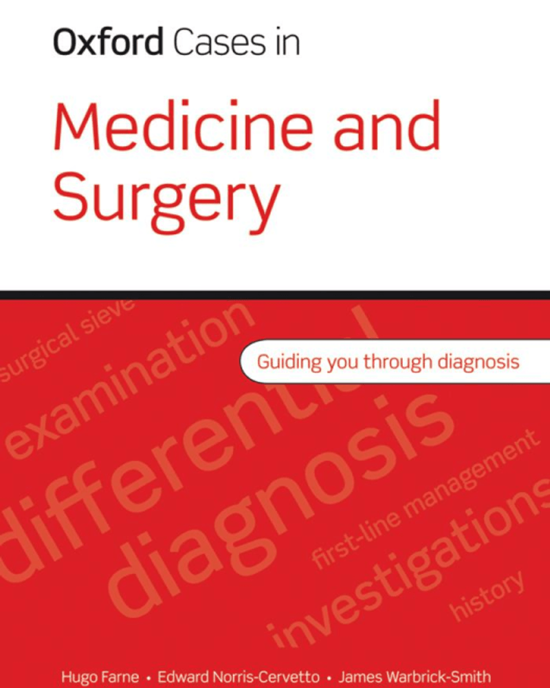 1-Oxford Cases in Medicine and Surgery , 1E (1) cover