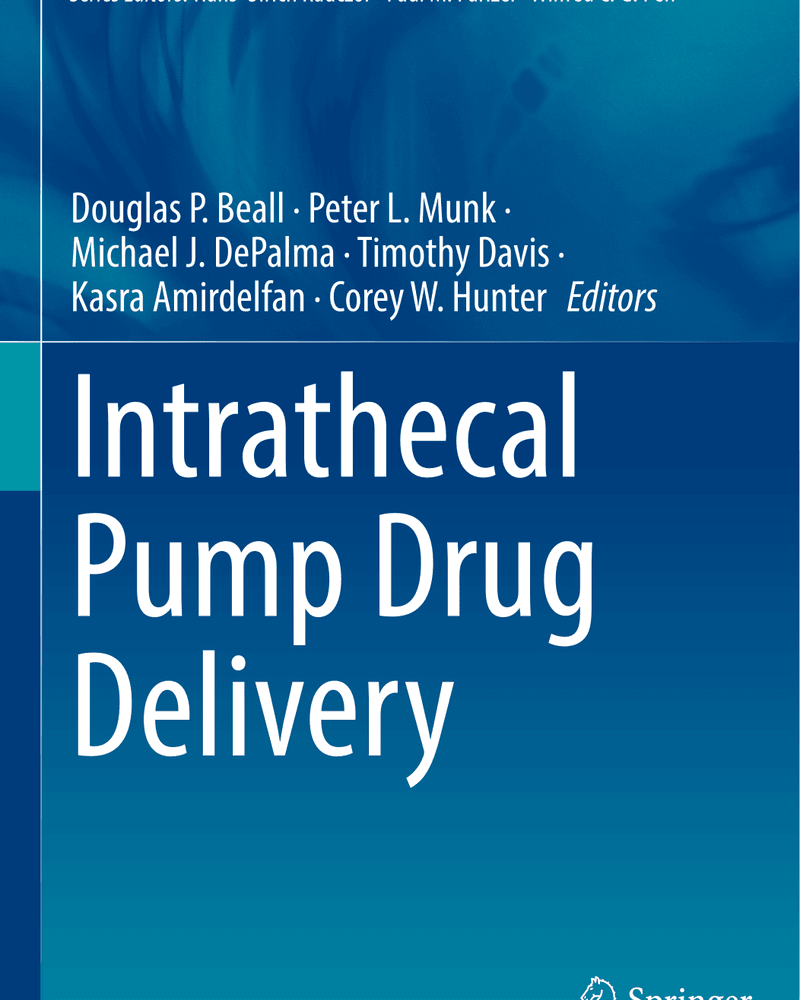 INTRATHECAL PUMP DRUG DELIVERY cover