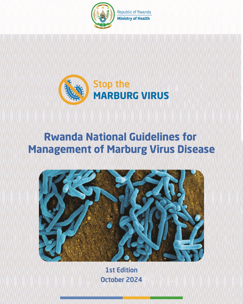 Rwanda National Guideline for Management of Marburg Virus Disease cover