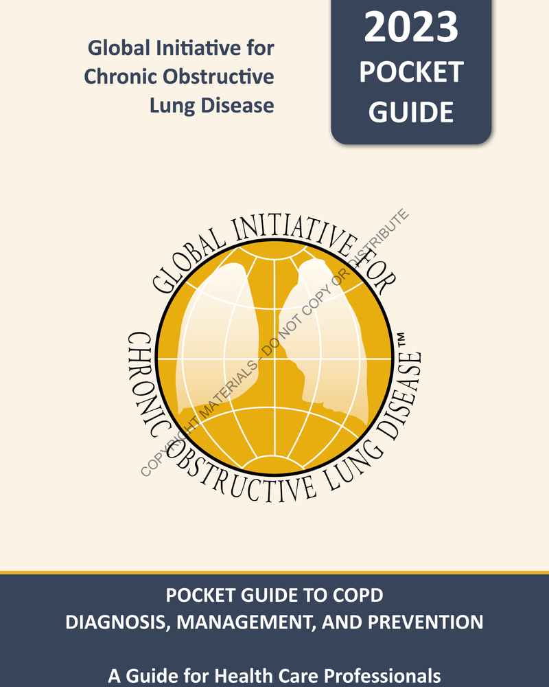 POCKET GUIDE TO COPD DIAGNOSIS, MANAGEMENT, AND PREVENTION cover