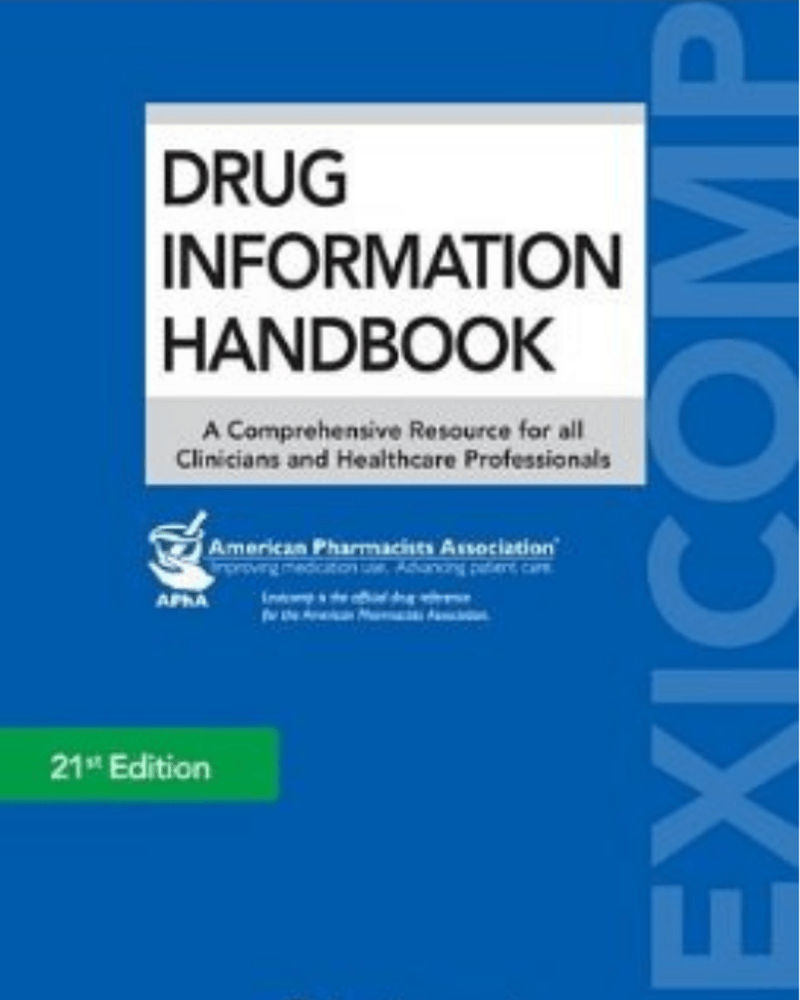 Drug Information Handbook Lexicomp's cover