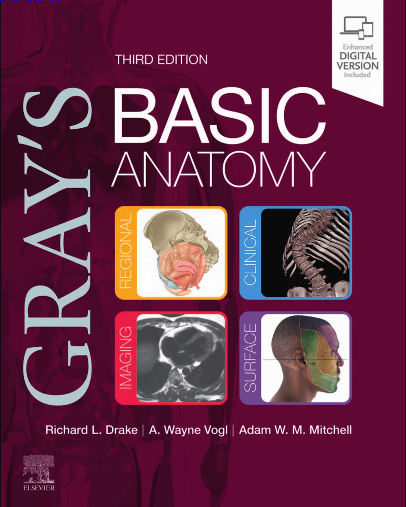 Gray's Basic Anatomy 3rd Edition 2023 cover