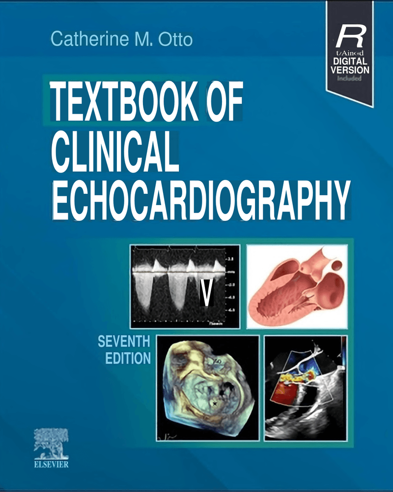 Textbook of Clinical Echocardiography, Seventh Edition Elsevier cover