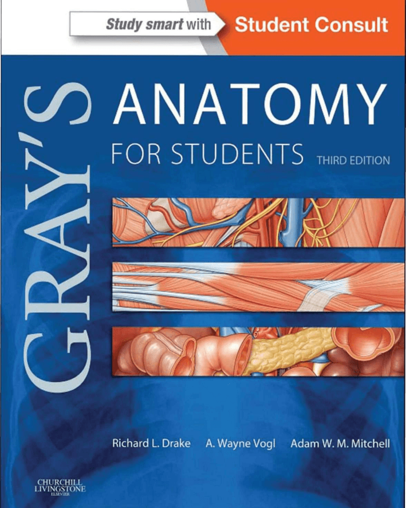 Gray's Anatomy for Students With STUDENT CONSULT Online Access, (2) cover