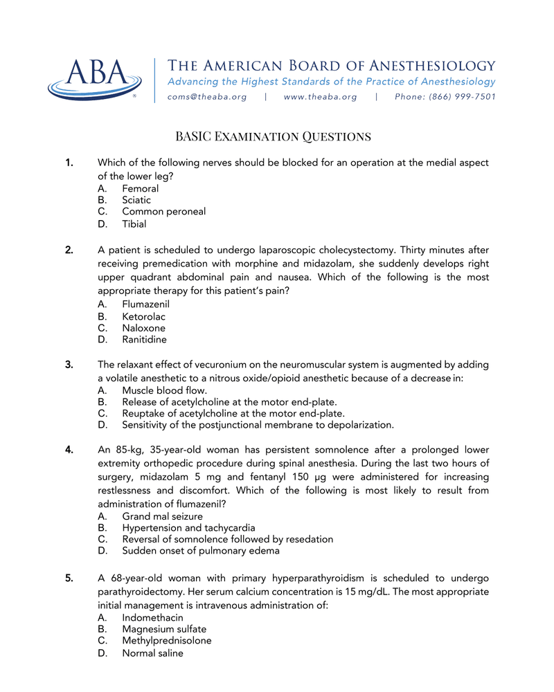BASIC Examination Questions cover