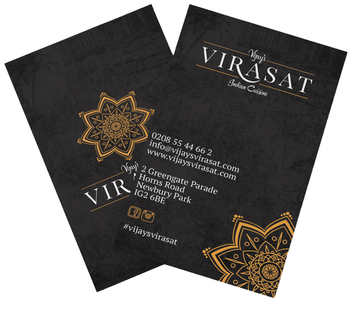 Vijays Virasat Business Cards - Vijay's Virasat