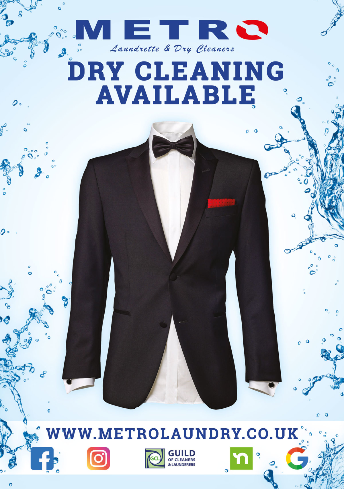 A Frame A1 V7 - Metro Laundrette & Dry Cleaners