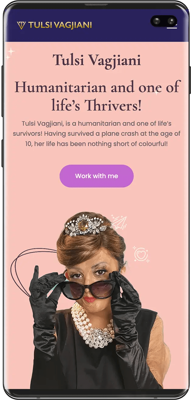 Tulsi Vagjiani Mobile Mockup 2 - Tulsi Vagjiani