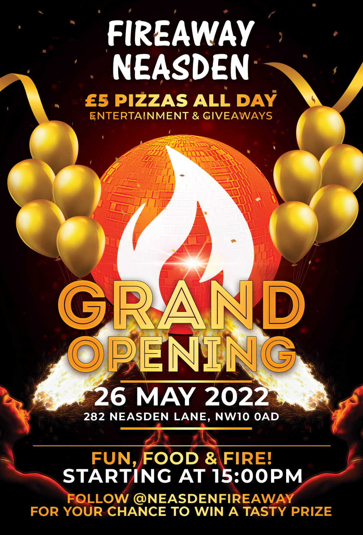 Grand Opening - Fireaway Pizza
