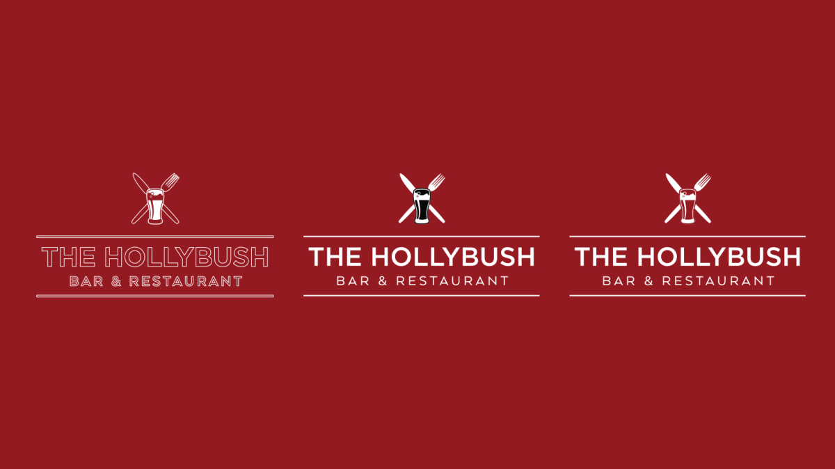 The Hollybush Bar Restaurant Logo Design 5 - The Hollybush Bar & Restaurant