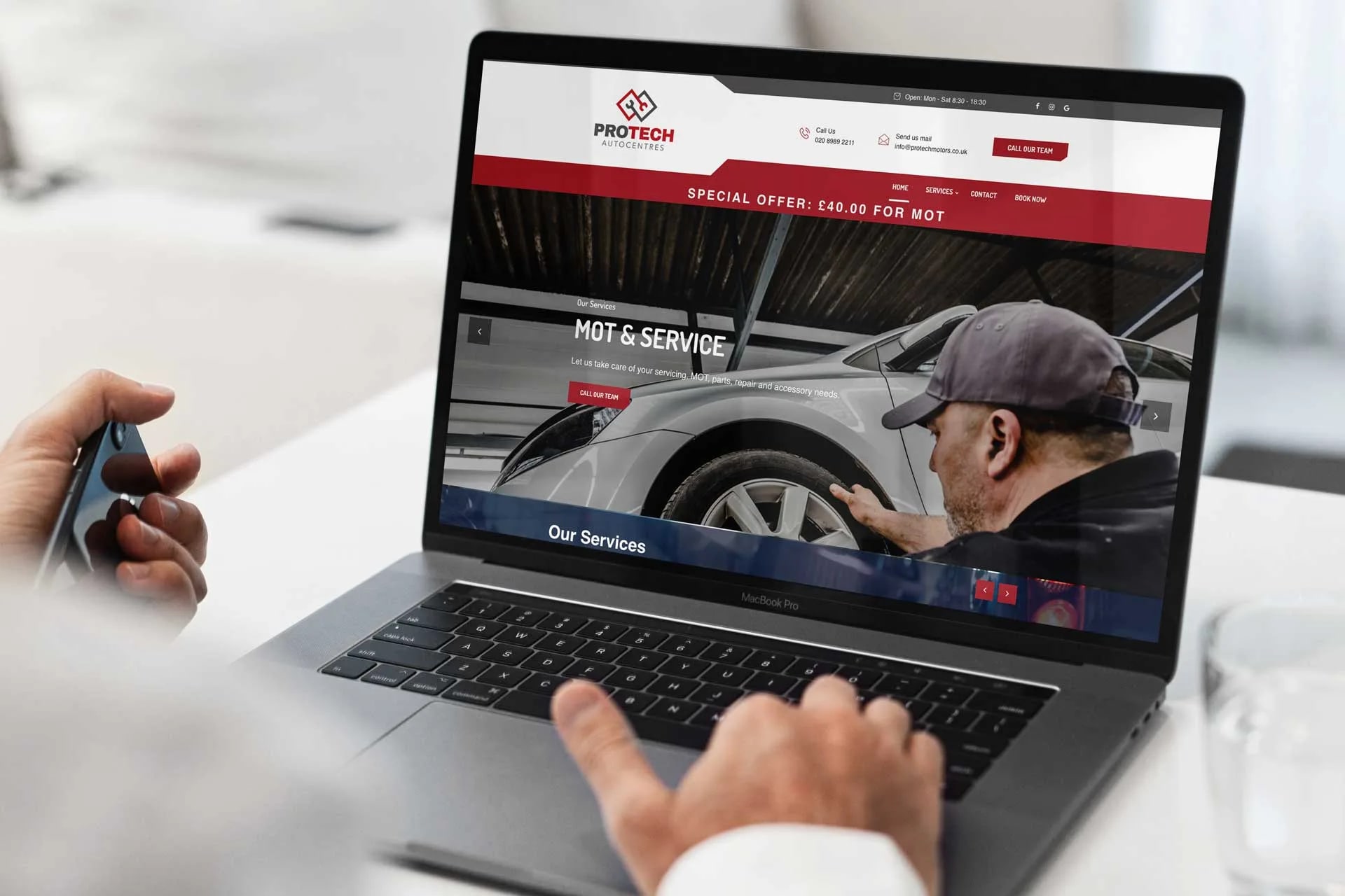 Web Design For Garages