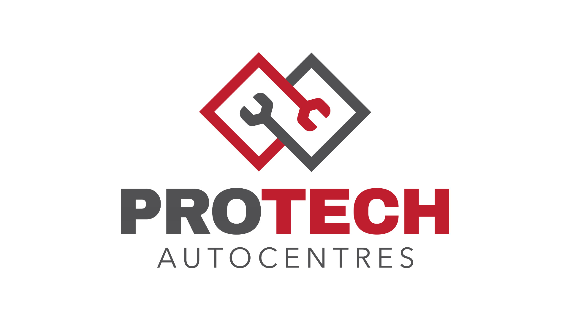 Protech Autocentres Professional Automotive Branding Design Logo