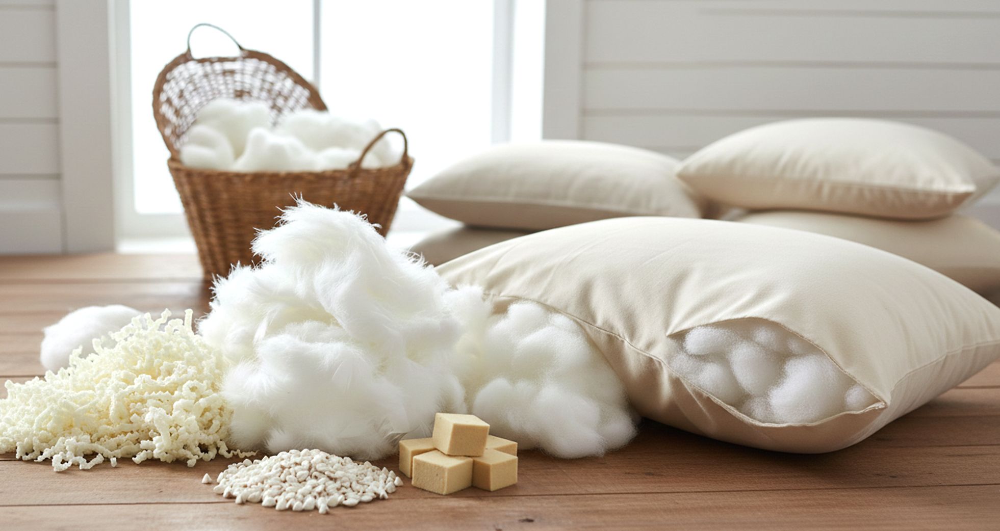 Pillow fillings.