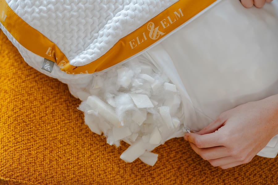 Your perfect pillow loft is <br/>only a zip away.