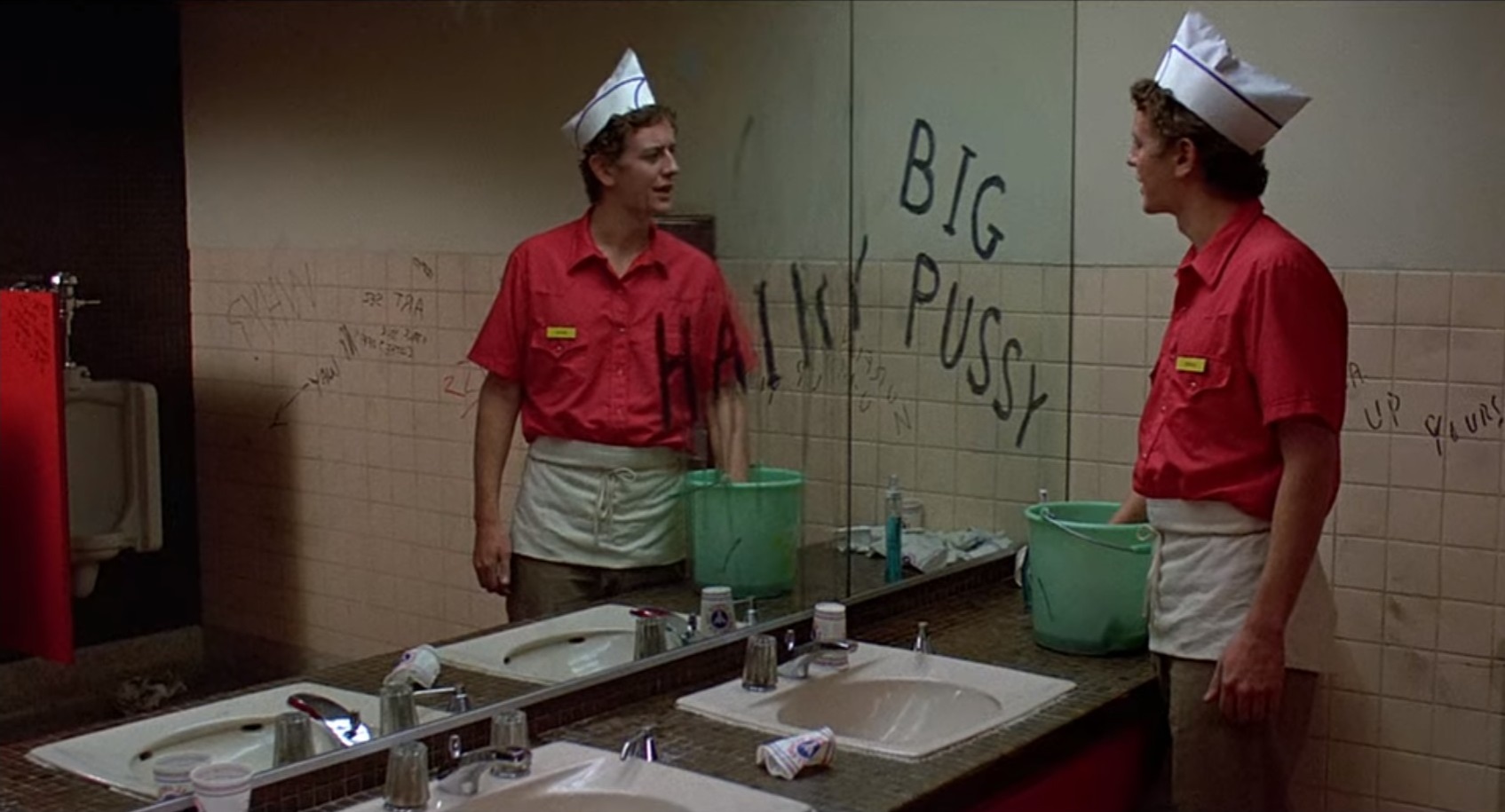 Fast Times’ Bathroom Mirror Was a Tiny Fluorescent Confessional