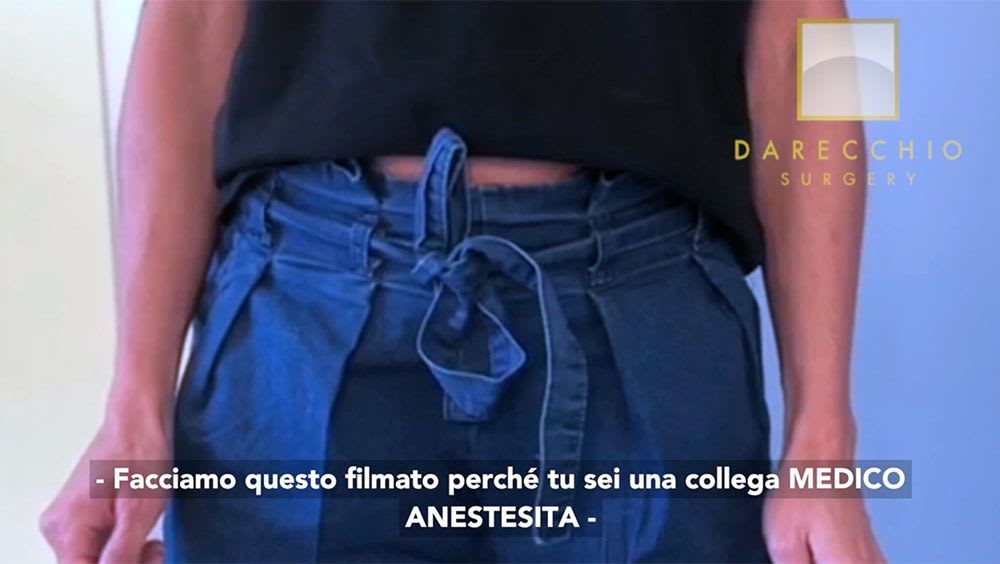 Diastasis robotic surgery, interview and anesthesia description