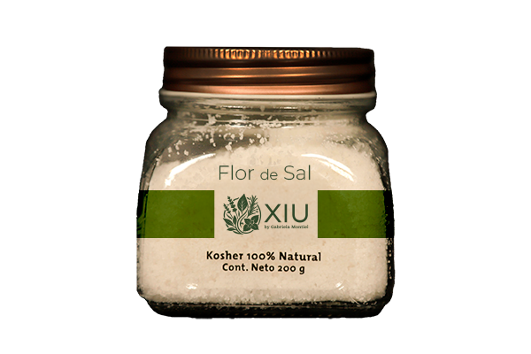FLOR DE SAL NATURAL 200GR XIU PUREZA ANCESTRAL
