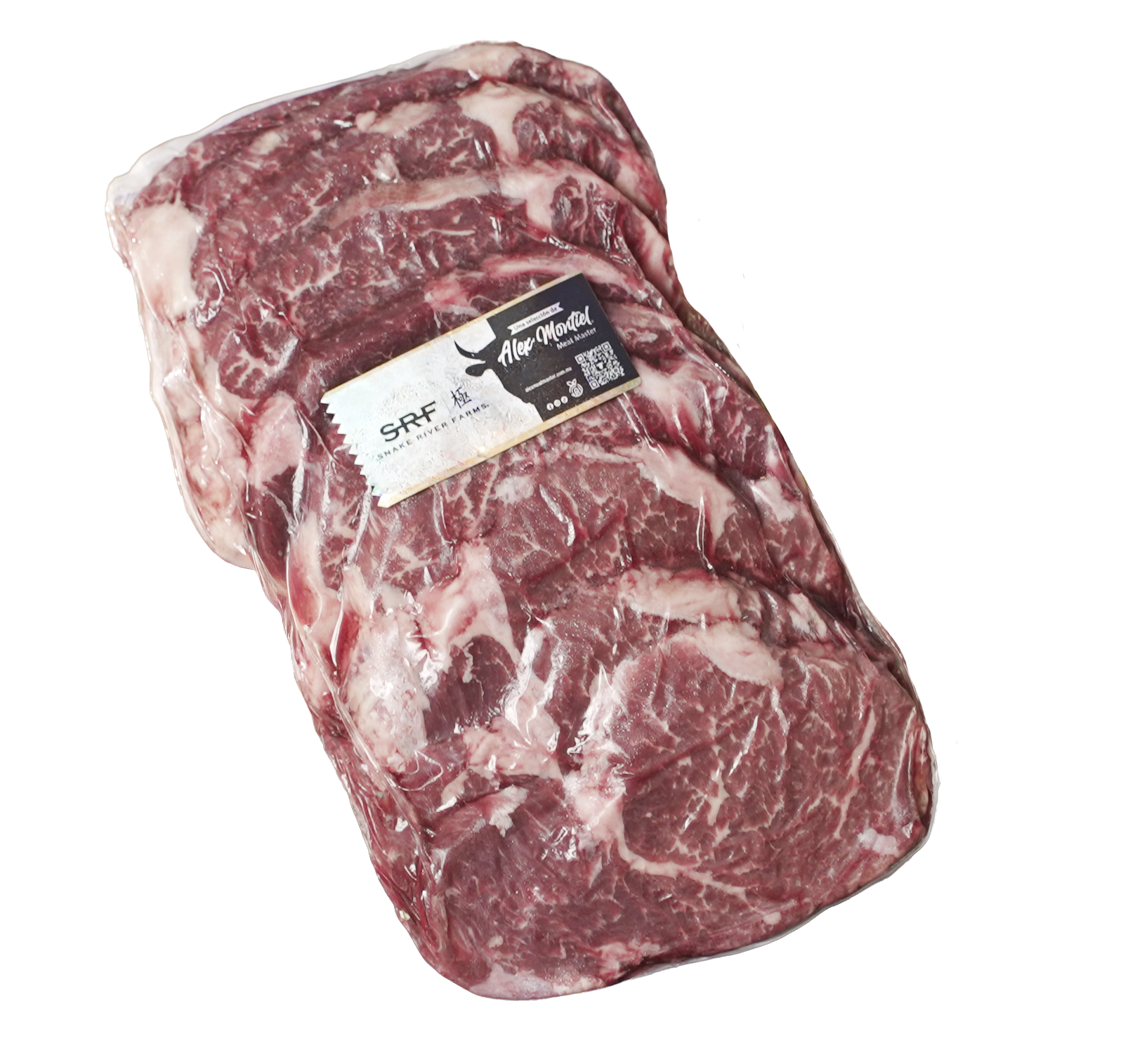 FILETE REBANADO PAQUETE 1 KG AMERICAN WAGYU CROSS SRF