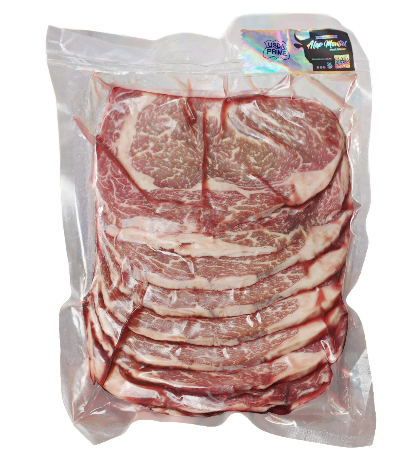 RIB EYE REBANADO PAQUETE 1 KG USDA PRIME