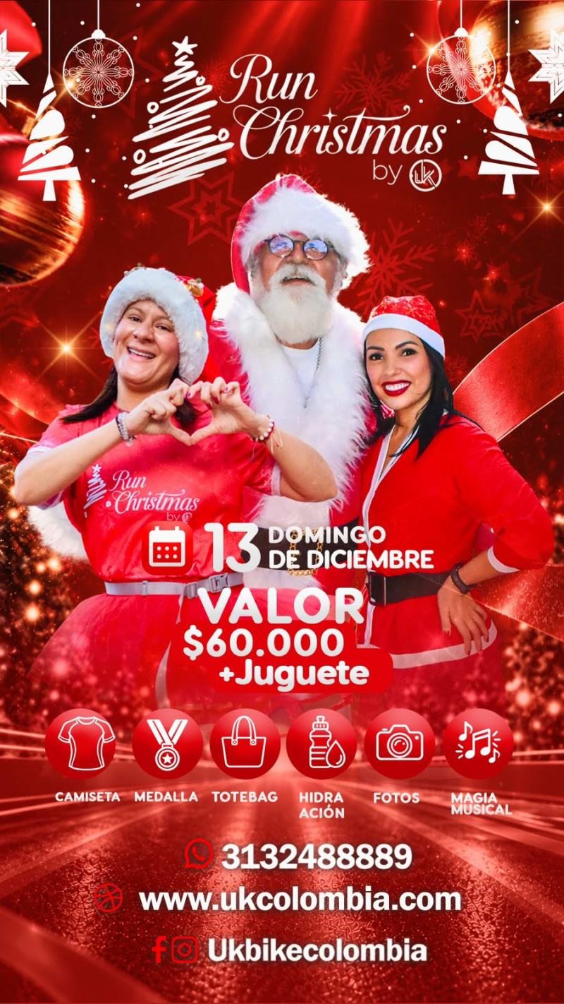 Flyer de Christmas Run 2026