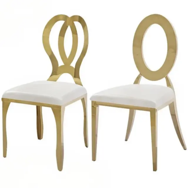  Cadeira Luxo Dourada em Inox  Elegância e sofisticação para os seus eventos 6