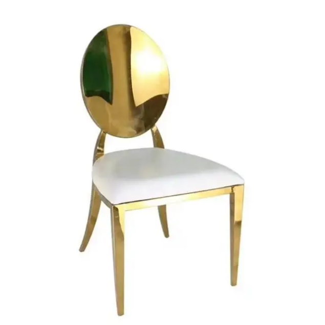  Cadeira Luxo Dourada em Inox  Elegância e sofisticação para os seus eventos 8