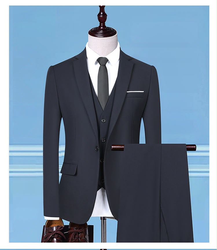 Fato de Homem de 3 Peças – Elegância e Sofisticação 
