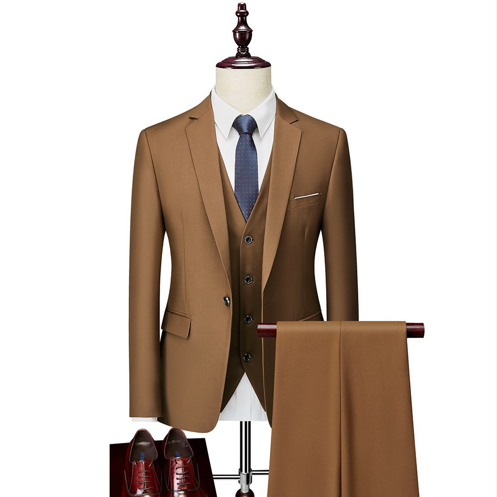 Fato de Homem de 3 Peças – Elegância e Sofisticação  12