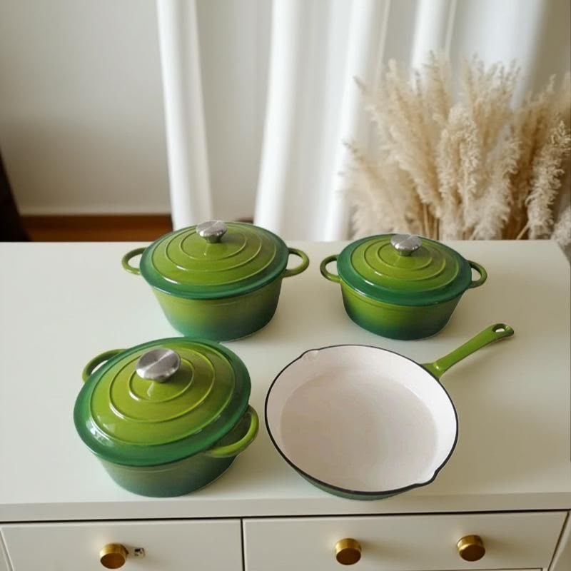 Conjunto de Panelas em Ferro Fundido Esmaltado 7