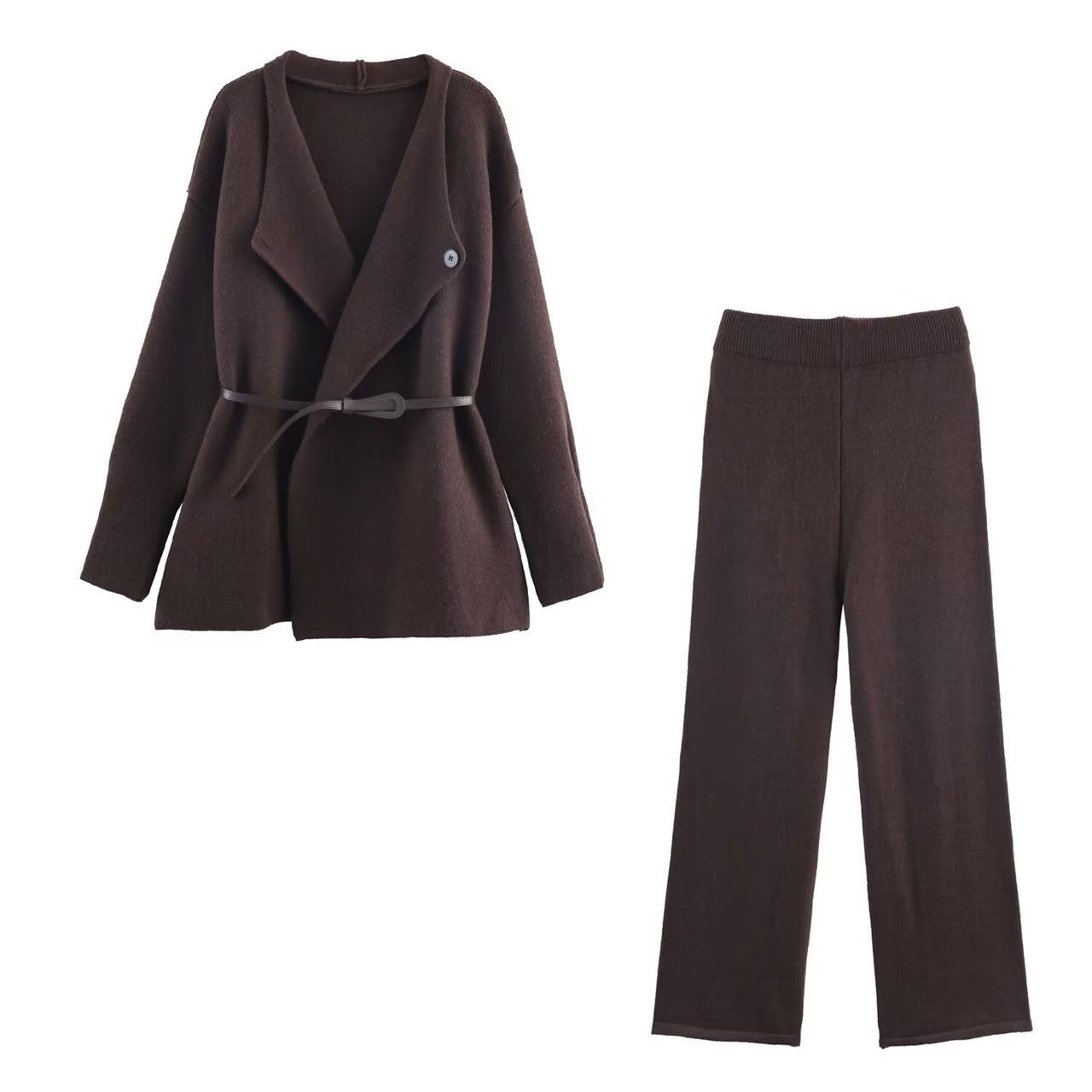 Conjunto Feminino de Malha – Elegância e Conforto 3