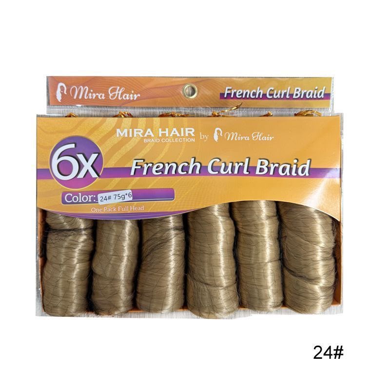  MIRA HAIR – FRENCH CURL BRAID 6X  French Curl Braid é uma extensão capilar desenvolvida para criar tranças 4