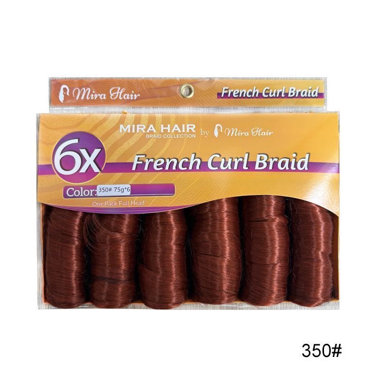 MIRA HAIR – FRENCH CURL BRAID 6X  French Curl Braid é uma extensão capilar desenvolvida para criar tranças 7