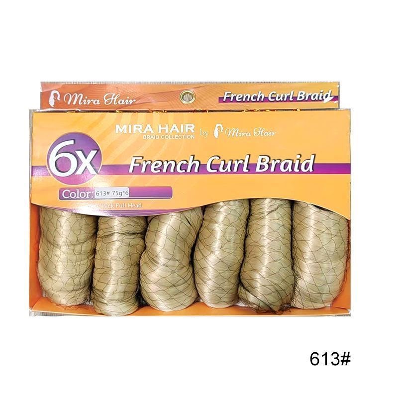  MIRA HAIR – FRENCH CURL BRAID 6X  French Curl Braid é uma extensão capilar desenvolvida para criar tranças 9