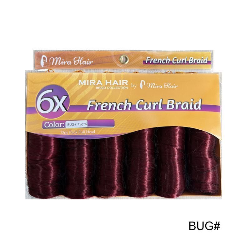  MIRA HAIR – FRENCH CURL BRAID 6X  French Curl Braid é uma extensão capilar desenvolvida para criar tranças 10