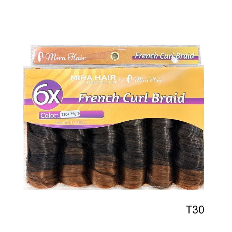  MIRA HAIR – FRENCH CURL BRAID 6X  French Curl Braid é uma extensão capilar desenvolvida para criar tranças 12
