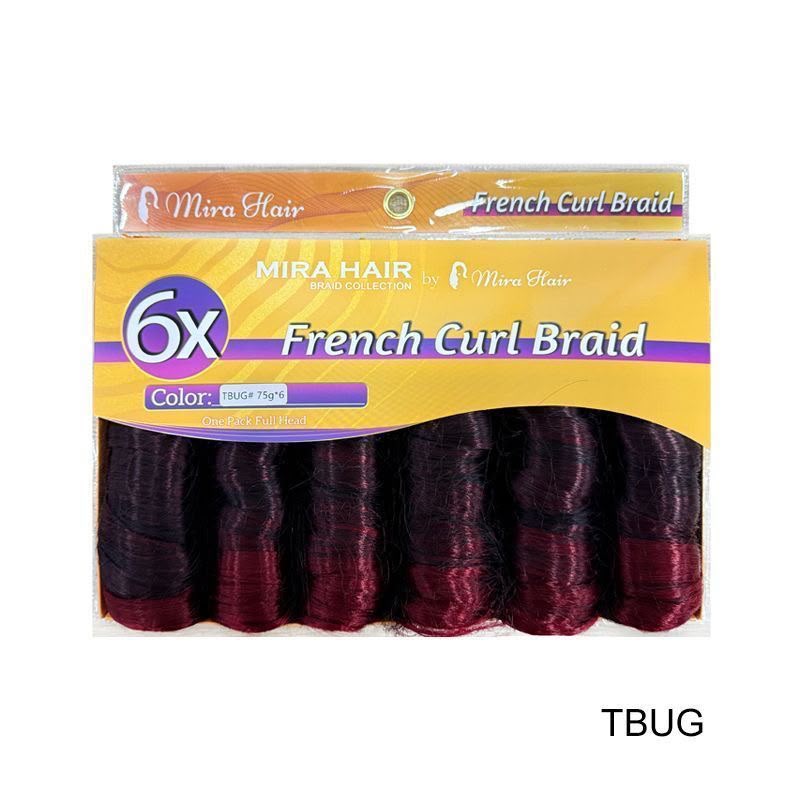 MIRA HAIR – FRENCH CURL BRAID 6X  French Curl Braid é uma extensão capilar desenvolvida para criar tranças 13