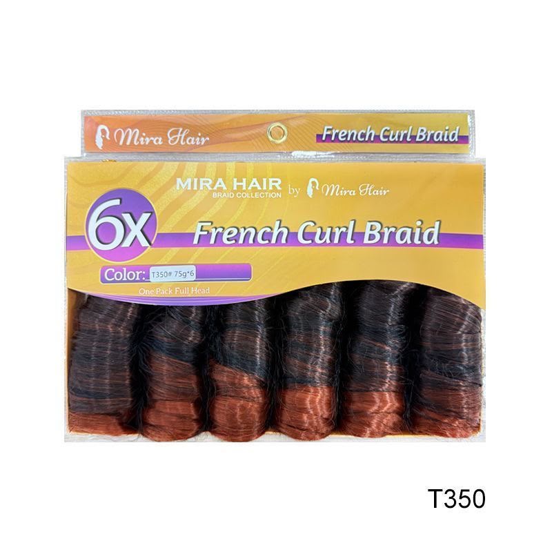  MIRA HAIR – FRENCH CURL BRAID 6X  French Curl Braid é uma extensão capilar desenvolvida para criar tranças 14