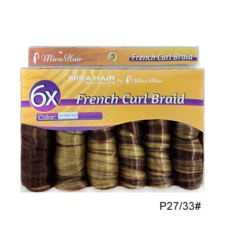  MIRA HAIR – FRENCH CURL BRAID 6X  French Curl Braid é uma extensão capilar desenvolvida para criar tranças 15