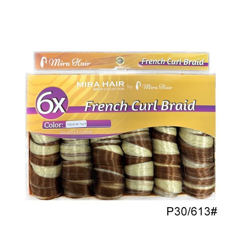  MIRA HAIR – FRENCH CURL BRAID 6X  French Curl Braid é uma extensão capilar desenvolvida para criar tranças 16