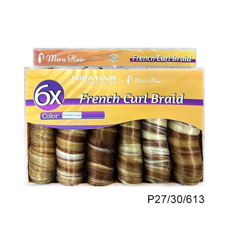  MIRA HAIR – FRENCH CURL BRAID 6X  French Curl Braid é uma extensão capilar desenvolvida para criar tranças 17