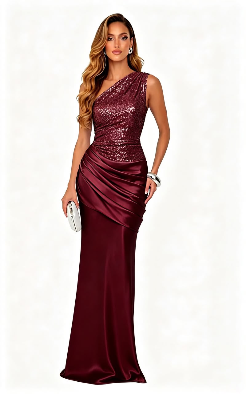 Vestido de Gala Elegante em Lilás Um modelo sofisticado e marcante, perfeito para ocasiões especiais. 2