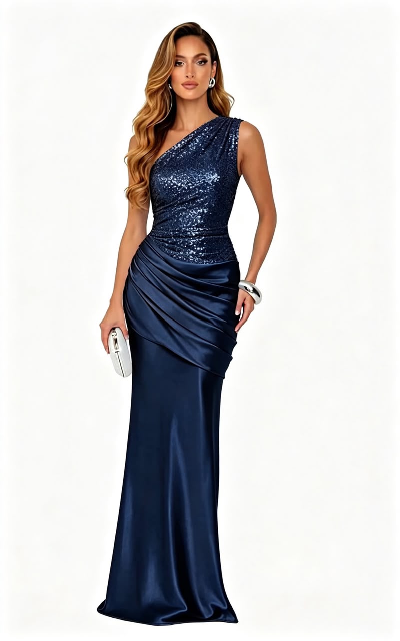 Vestido de Gala Elegante em Lilás Um modelo sofisticado e marcante, perfeito para ocasiões especiais. 6